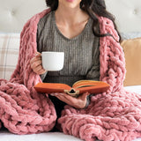 Chunky Knit Blanket Throw