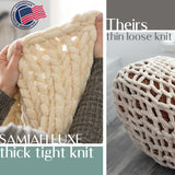 Chunky Knit Blanket Throw