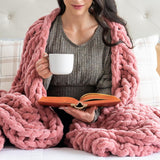 Chunky Knit Blanket Throw