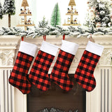 Red Plaid Christmas Stocking