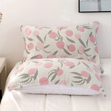 2Pc Five-Layer Gauze and Cotton Flower 50X75Cm Pillow Cover