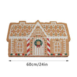Christmas Gingerbread House Door Mat