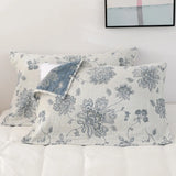 2Pc Five-Layer Gauze and Cotton Flower 50X75Cm Pillow Cover