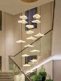 Nordic Flower Chandelier Long Drop Pendants