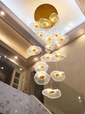 Nordic Flower Chandelier Long Drop Pendants
