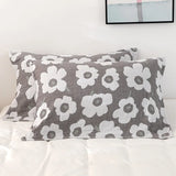 2Pc Five-Layer Gauze and Cotton Flower 50X75Cm Pillow Cover