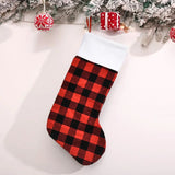 Red Plaid Christmas Stocking