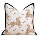 Black and White Leopard Print Cushion Cover