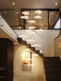 Nordic Flower Chandelier Long Drop Pendants