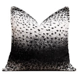 Black and White Leopard Print Cushion Cover