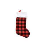 Red Plaid Christmas Stocking
