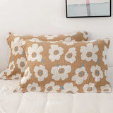 2Pc Five-Layer Gauze and Cotton Flower 50X75Cm Pillow Cover