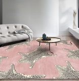Pink Leopard Rug