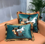 Retro Horses Cushion Covers