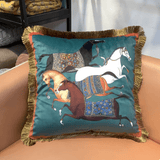 Retro Horses Cushion Covers