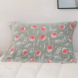 2Pc Five-Layer Gauze and Cotton Flower 50X75Cm Pillow Cover
