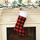 Red Plaid Christmas Stocking
