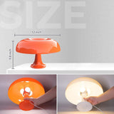 Orange Mushroom Lamp