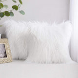 Faux Merino Style Decorative Pillows Set of 2
