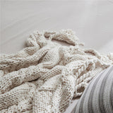 Cable Knit Throw