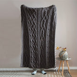 Cable Knit Throw