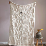Cable Knit Throw