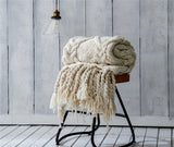 Cable Knit Throw