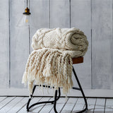 Cable Knit Throw