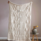 Cable Knit Throw