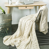 Cable Knit Throw