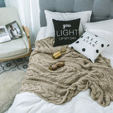 Cable Knit Throw