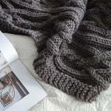 Cable Knit Throw