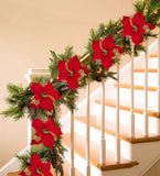 Poinsettia Christmas Ornaments