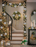 Poinsettia Christmas Ornaments