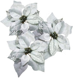 Poinsettia Christmas Ornaments