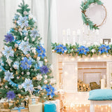 Poinsettia Christmas Ornaments
