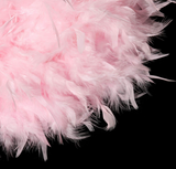 Feather Lamp Shade Pink