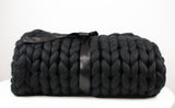 Monochrome Collection Chunky Knit Blanket 50"x60"