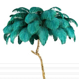 Ostrich Feather Floor Lamp