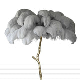 Ostrich Feather Floor Lamp