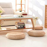 Round Straw Tatami Cushion