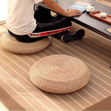 Round Straw Tatami Cushion