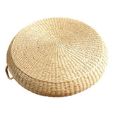 Round Straw Tatami Cushion
