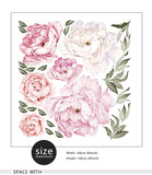 Pink Peony Flowers stickers