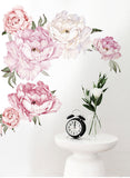 Pink Peony Flowers stickers
