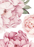 Pink Peony Flowers stickers