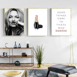 Kate Moss Canvas Poster