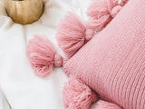 Knitted Tassel Cushion Cover