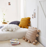 Decorative Pompom Cushion Cover