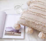 Decorative Pompom Cushion Cover